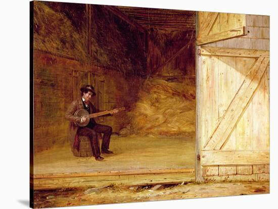 The Banjo Player, 1850-55 (Oil on Canvas)-William Sidney Mount-Stretched Canvas