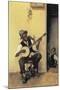 The Banjo Player, 1881-Leon Delachaux-Mounted Giclee Print