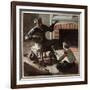 The Banjo Player-Norman Rockwell-Framed Giclee Print