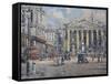 The Bank Crossing, the Royal Exchange and the Bank of England C.1930-John Sutton-Framed Stretched Canvas