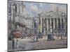 The Bank Crossing, the Royal Exchange and the Bank of England C.1930-John Sutton-Mounted Giclee Print