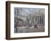 The Bank Crossing, the Royal Exchange and the Bank of England C.1930-John Sutton-Framed Premium Giclee Print