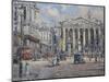 The Bank Crossing, the Royal Exchange and the Bank of England C.1930-John Sutton-Mounted Premium Giclee Print