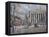 The Bank Crossing, the Royal Exchange and the Bank of England C.1930-John Sutton-Framed Stretched Canvas