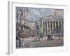 The Bank Crossing, the Royal Exchange and the Bank of England C.1930-John Sutton-Framed Giclee Print