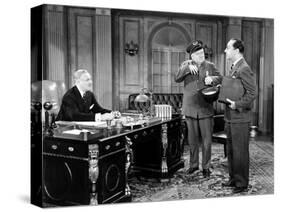 The Bank Dick, Pierre Watkin, W C Fields, Franklin Pangborn, 1940-null-Stretched Canvas