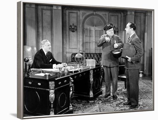 The Bank Dick, Pierre Watkin, W C Fields, Franklin Pangborn, 1940-null-Framed Photo