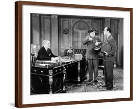 The Bank Dick, Pierre Watkin, W C Fields, Franklin Pangborn, 1940-null-Framed Photo