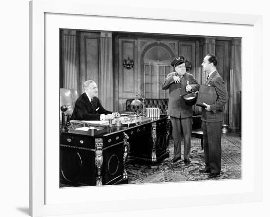 The Bank Dick, Pierre Watkin, W C Fields, Franklin Pangborn, 1940-null-Framed Photo