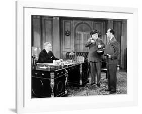 The Bank Dick, Pierre Watkin, W C Fields, Franklin Pangborn, 1940-null-Framed Photo