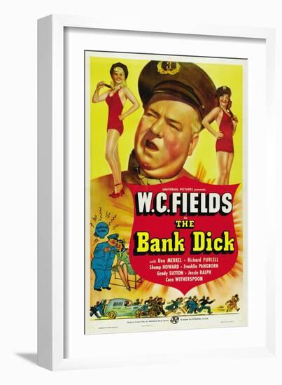 The Bank Dick, W.C. Fields, 1940-null-Framed Art Print