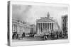 The Bank of England and Royal Exchange, City of London, C1845-TA Prior-Stretched Canvas