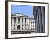 The Bank of England and Royal Exchange, Threadneedle Street, City of London, London, England, UK-Amanda Hall-Framed Photographic Print