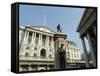 The Bank of England and the Royal Exchange, City of London, London, England, United Kingdom-Ethel Davies-Framed Stretched Canvas