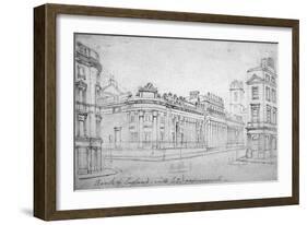 The Bank of England, City of London, C1830-Thomas Hosmer Shepherd-Framed Giclee Print