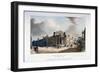 The Bank of England, from Cateaton Street, City of London, 1809-Augustus Charles Pugin-Framed Giclee Print