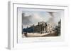 The Bank of England, from Cateaton Street, City of London, 1809-Augustus Charles Pugin-Framed Giclee Print