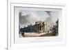 The Bank of England, from Cateaton Street, City of London, 1809-Augustus Charles Pugin-Framed Giclee Print