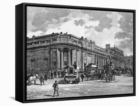 The Bank of England, London, 1900-William Henry James Boot-Framed Stretched Canvas