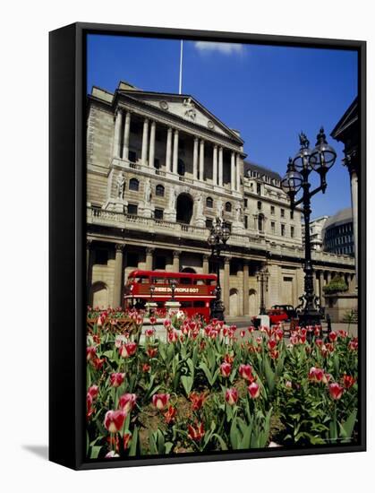 The Bank of England, Threadneedle Street, City of London, England, UK-Walter Rawlings-Framed Stretched Canvas