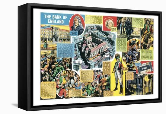 The Bank of England-Ron Embleton-Framed Stretched Canvas