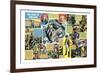 The Bank of England-Ron Embleton-Framed Giclee Print