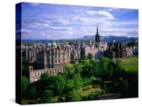 The Bank of Scotland, Highland Tolbooth Kirk, Camera Obscura & the General Assembly, Edinburgh, UK-Jonathan Smith-Stretched Canvas