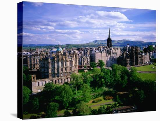 The Bank of Scotland, Highland Tolbooth Kirk, Camera Obscura & the General Assembly, Edinburgh, UK-Jonathan Smith-Stretched Canvas