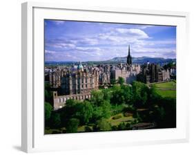 The Bank of Scotland, Highland Tolbooth Kirk, Camera Obscura & the General Assembly, Edinburgh, UK-Jonathan Smith-Framed Photographic Print