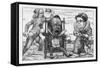 The Banker Goes Mad with Fright-Henry Holiday-Framed Stretched Canvas