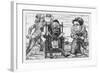 The Banker Goes Mad with Fright-Henry Holiday-Framed Art Print