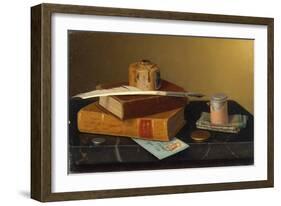 The Banker's Table, 1877-William Michael Harnett-Framed Giclee Print