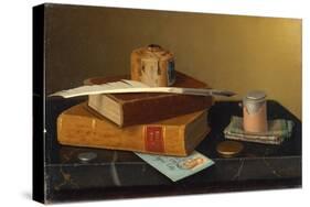 The Banker's Table, 1877-William Michael Harnett-Stretched Canvas