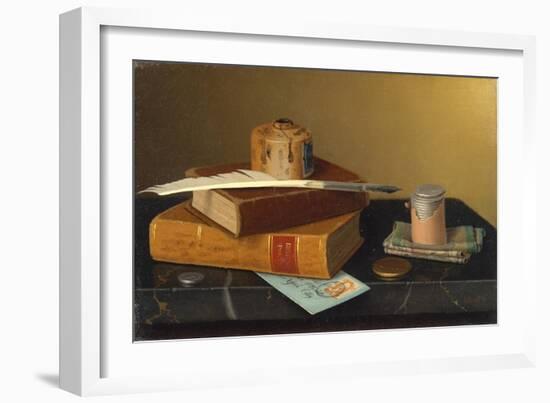 The Banker's Table-William Michael Harnett-Framed Giclee Print