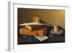 The Banker's Table-William Michael Harnett-Framed Giclee Print