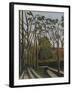 The Banks of the Bièvre near Bicêtre-Henri JF Rousseau-Framed Giclee Print