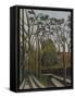 The Banks of the Bièvre near Bicêtre-Henri JF Rousseau-Framed Stretched Canvas