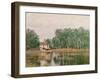 The Banks of the Canal at Moret-Sur-Loing, 1892-Alfred Sisley-Framed Giclee Print