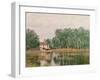 The Banks of the Canal at Moret-Sur-Loing, 1892-Alfred Sisley-Framed Giclee Print