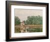 The Banks of the Canal at Moret-Sur-Loing, 1892-Alfred Sisley-Framed Giclee Print
