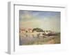 The Banks of the Loing at Saint-Mammes, 1885-Alfred Sisley-Framed Premium Giclee Print