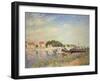 The Banks of the Loing at Saint-Mammes, 1885-Alfred Sisley-Framed Giclee Print