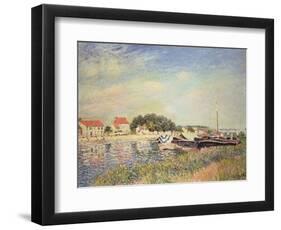 The Banks of the Loing at Saint-Mammes, 1885-Alfred Sisley-Framed Giclee Print