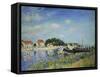 The Banks of the Loing at Saint-Mammes, 1885-Alfred Sisley-Framed Stretched Canvas