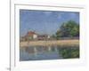 The Banks of the Loing, Saint-Mammes, 1885-Alfred Sisley-Framed Giclee Print