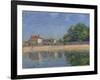 The Banks of the Loing, Saint-Mammes, 1885-Alfred Sisley-Framed Giclee Print