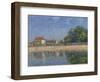 The Banks of the Loing, Saint-Mammes, 1885-Alfred Sisley-Framed Giclee Print