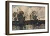 'The Banks of the Loir', c1900-William Alfred Gibson-Framed Giclee Print