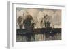 'The Banks of the Loir', c1900-William Alfred Gibson-Framed Giclee Print