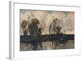 'The Banks of the Loir', c1900-William Alfred Gibson-Framed Giclee Print